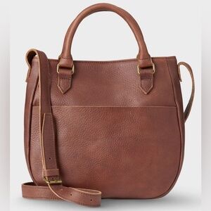 Lifetime Leather Women's Saddle Bag Duluth Trading co. Brown